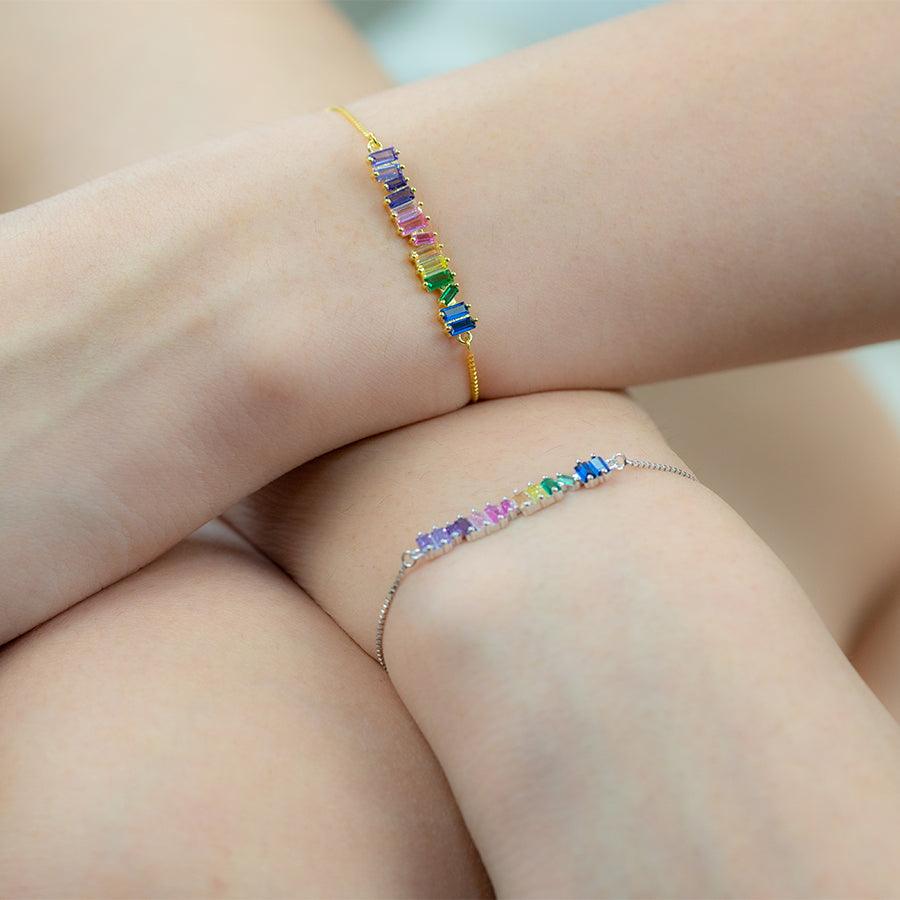 Trinity Rainbow Bracelet - Meg & Zoe