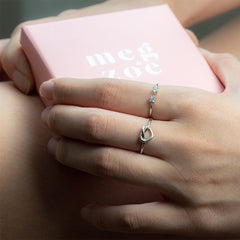 Pixie Cubic Open Ring - Meg & Zoe